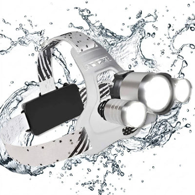 Headlamp USB Rechargeable Zoomable Beam 1080 Lumens