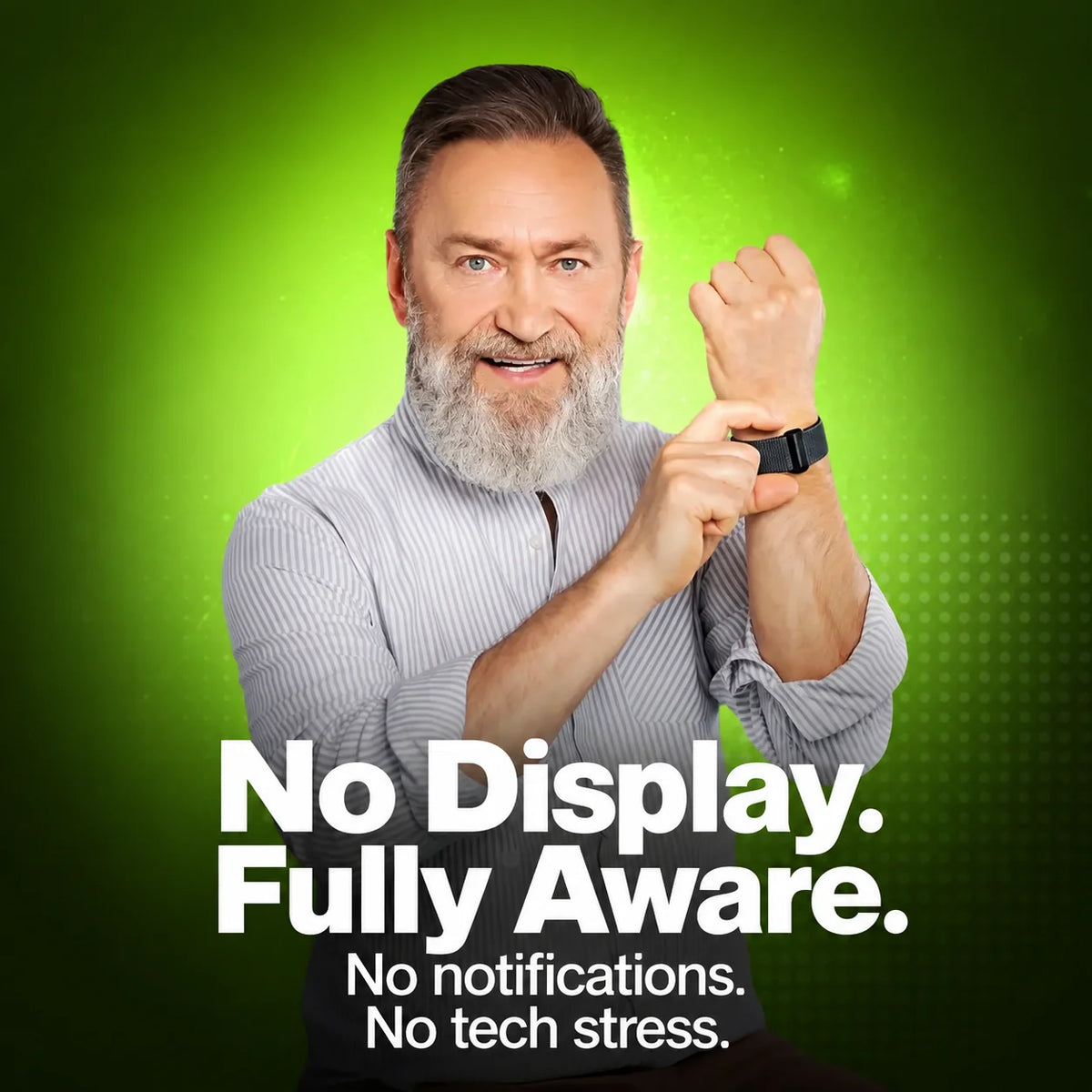 Health Bracelet No-Display Pulse SpO₂ SOS & Fall Detection