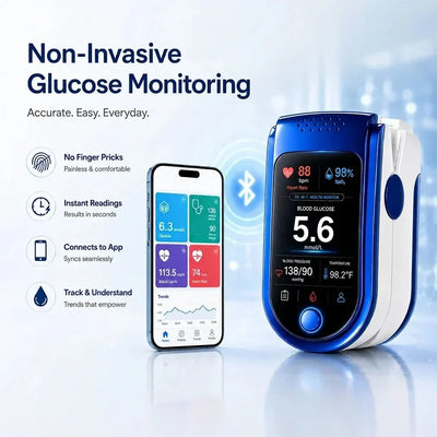 Health Monitor Non-Invasive Glucose & Wellness Tracking