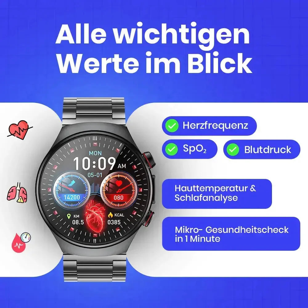 Health Watch Wrist ECG SpO2 7 Day Battery