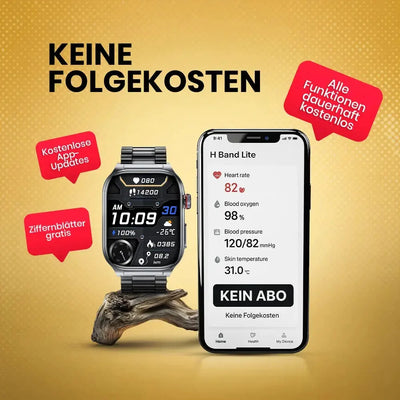 Health Watch Wrist ECG SpO2 7 Day Battery