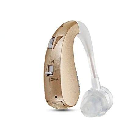 Hearing Amplifier Behind-the-Ear Rechargeable Wireless Audio Streaming