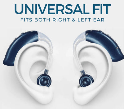 Hearing Amplifier Rechargeable Noise-Cancelling Discreet Behind-the-Ear