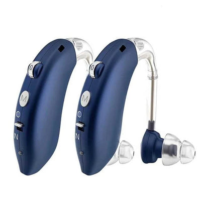 Hearing Amplifier Rechargeable Noise-Cancelling Discreet Behind-the-Ear
