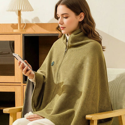 Heated Blanket Wrap USB-C Powered Zippered 3 Heat Settings