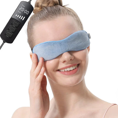 Heated Eye Mask Adjustable Heat & Timer USB Powered