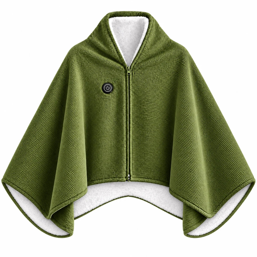 Heated Shawl USB-Powered Oversized Back & Shoulder Warmth