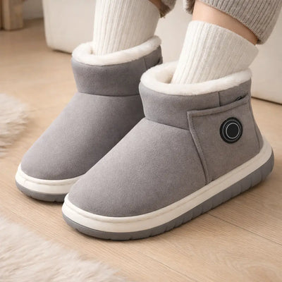 Heated Slippers Rechargeable 3 Heat Settings Non-Slip Sole