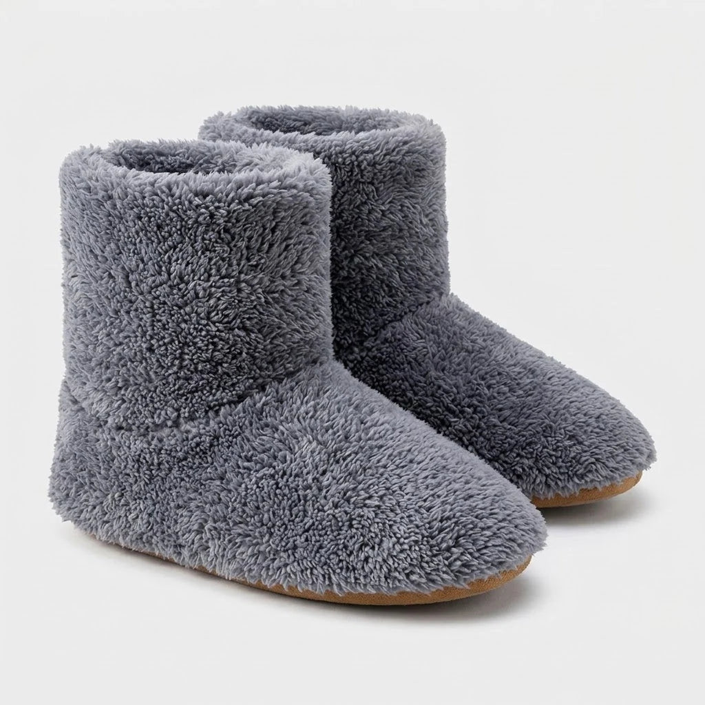 Heated Slippers USB-Powered Ankle-High Non-Slip