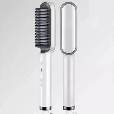 Heated Styling Comb Ion Frizz Control Adjustable Heat