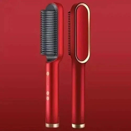 Heated Styling Comb Ion Frizz Control Adjustable Heat