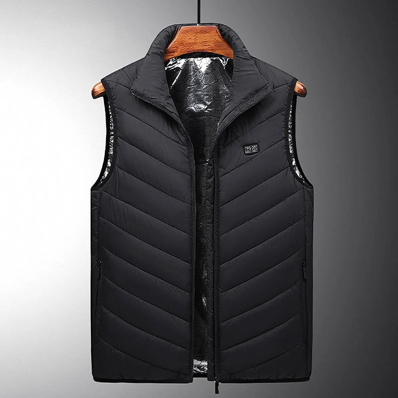 Heated Vest Graphene Heating Zones USB-Powered Lightweight Design