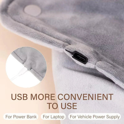 Heating Pad USB Powered Microplush Machine Washable