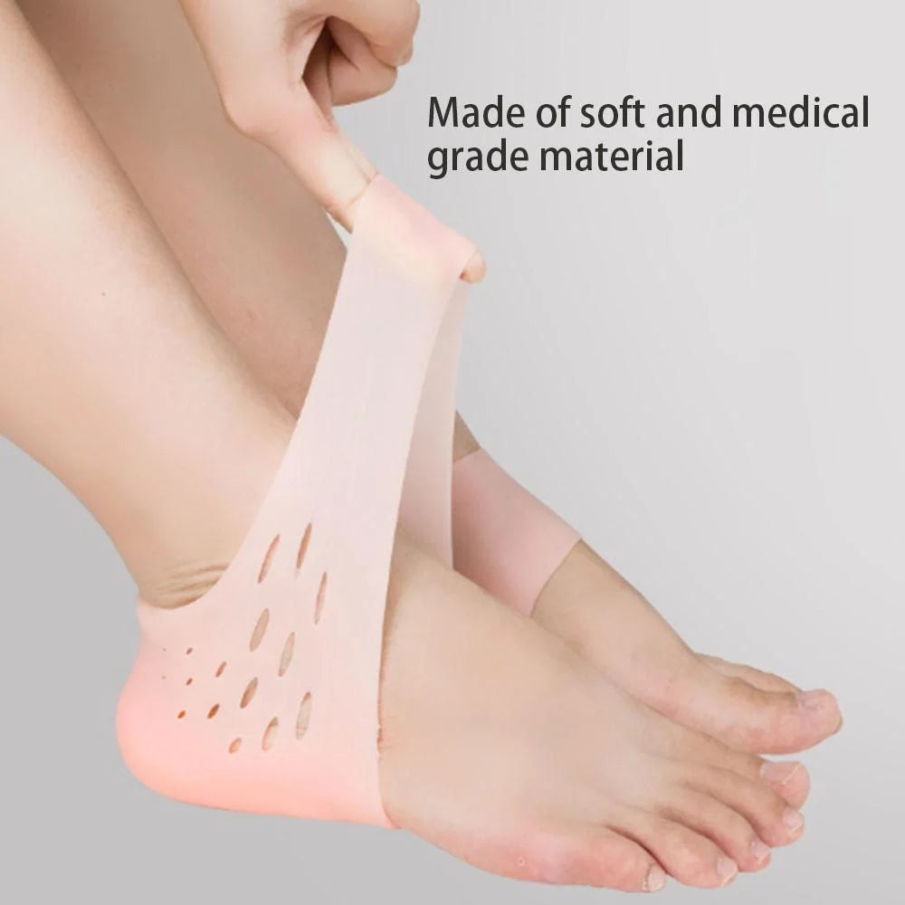 Height-Increasing Insoles Silicone Cushioned Anti-Slip 4 Lift Levels