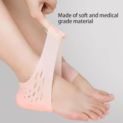 Height-Increasing Insoles Silicone Cushioned Anti-Slip 4 Lift Levels