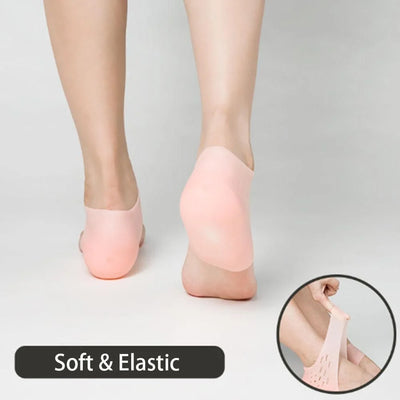 Height-Increasing Insoles Silicone Cushioned Anti-Slip 4 Lift Levels