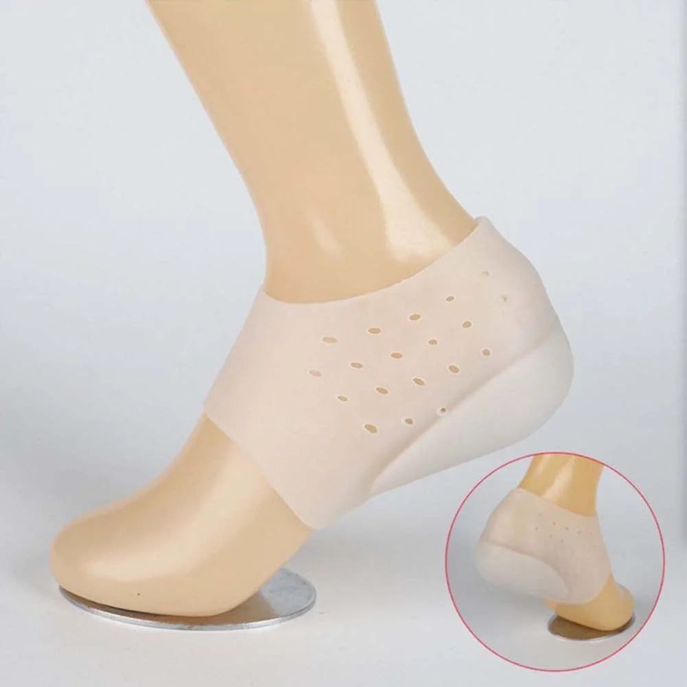 Height-Increasing Insoles Silicone Cushioned Anti-Slip 4 Lift Levels