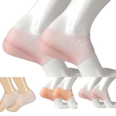 Height-Increasing Insoles Silicone Cushioned Anti-Slip 4 Lift Levels