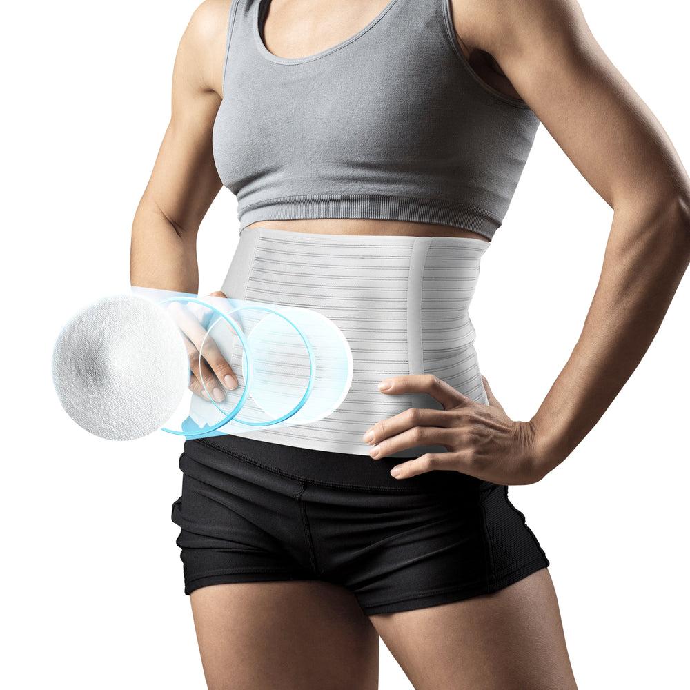 Hernia Support Belt Removable Silicone Pad & Hook Closure