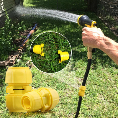 Hose Connector Universal Fit Click-Lock & Leak-Proof Seal