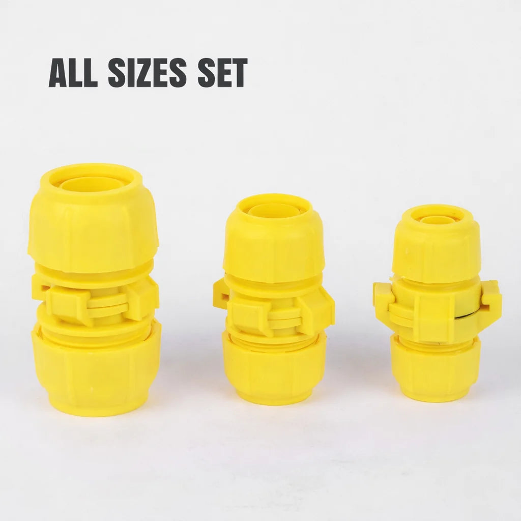 Hose Connector Universal Fit Click-Lock & Leak-Proof Seal