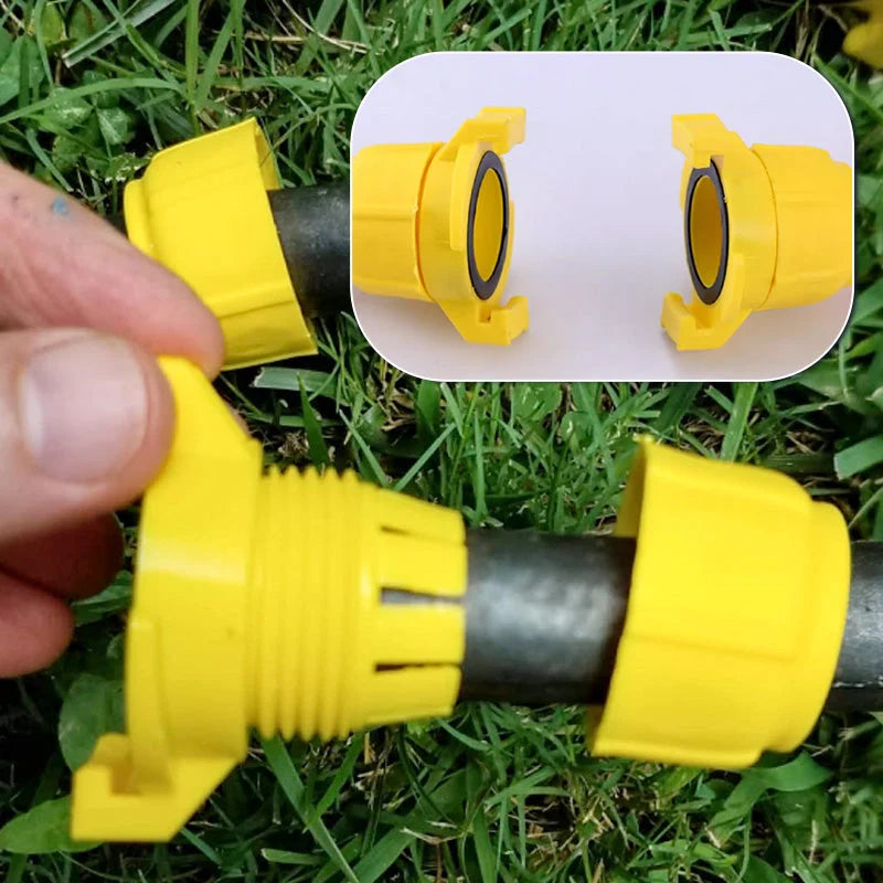 Hose Connector Universal Fit Click-Lock & Leak-Proof Seal