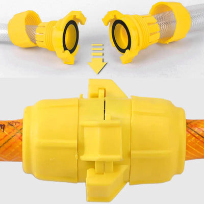 Hose Connector Universal Fit Click-Lock & Leak-Proof Seal