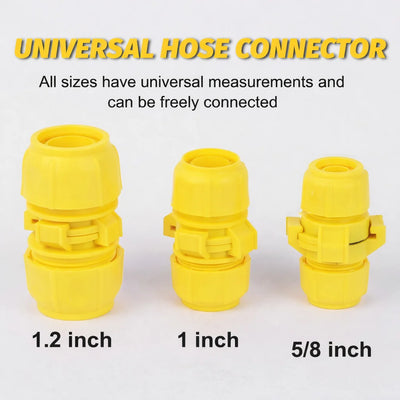 Hose Connector Universal Fit Click-Lock & Leak-Proof Seal