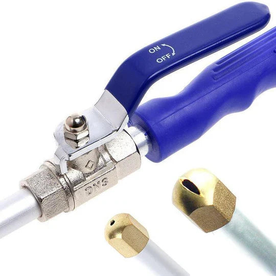Hose Nozzle High-Pressure Copper Tip Metal Body