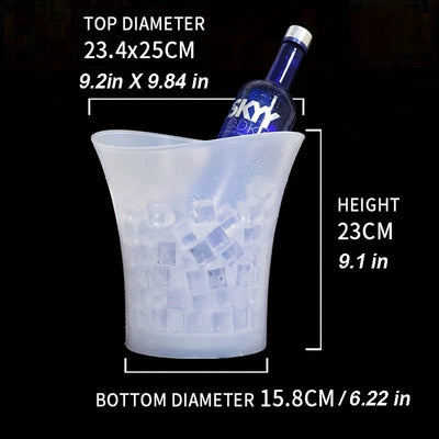 Ice Bucket Color-Changing LED 5 L Capacity