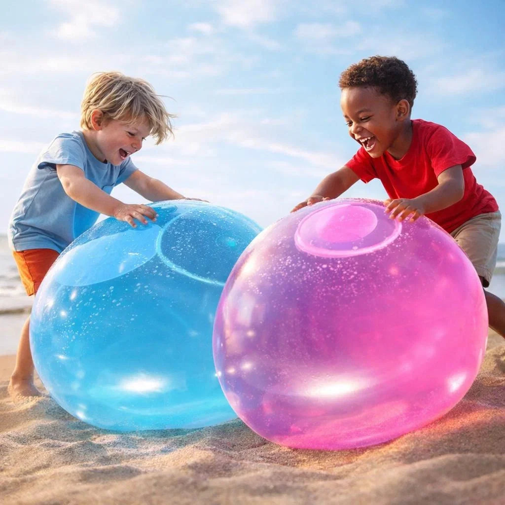 Inflatable Play Ball Tear-Resistant Self-Sealing Valve