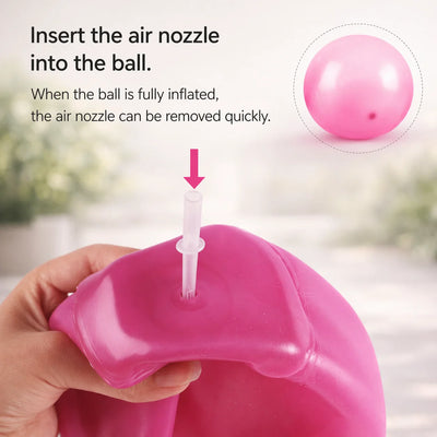 Inflatable Play Ball Tear-Resistant Self-Sealing Valve