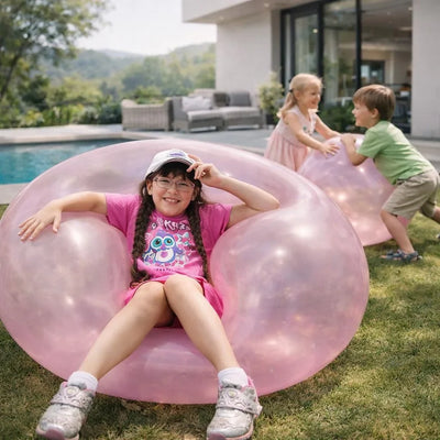 Inflatable Play Ball Tear-Resistant Self-Sealing Valve