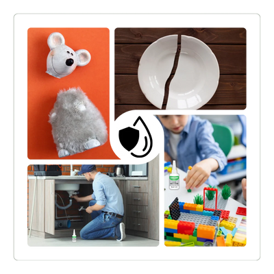Instant Adhesive Fast-Setting & Waterproof Shockproof Bond