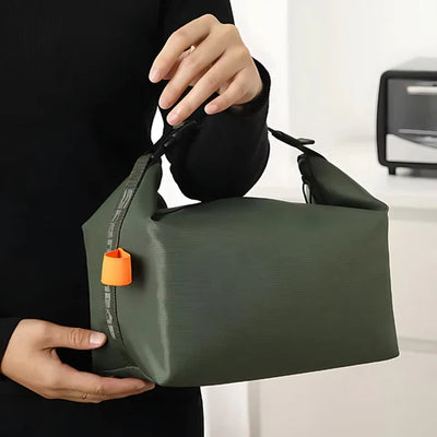 Insulated Lunch Bag Foldable Space-Saving Soft Handle