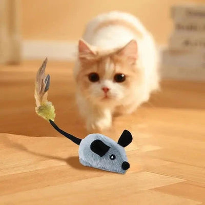 Interactive Cat Toy Rechargeable 360-Degree Motion Plush Mouse
