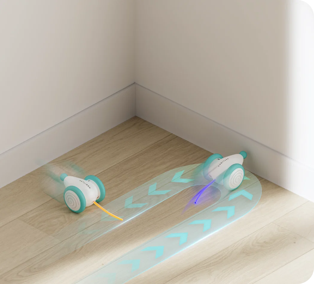 Interactive Cat Toy Self-Driving Laser & Self-Righting