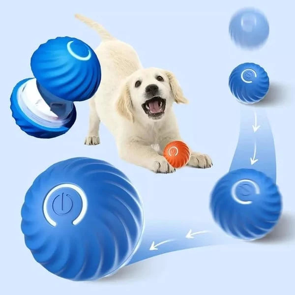 Interactive Dog Toy Unpredictable Motion Smart Sensors