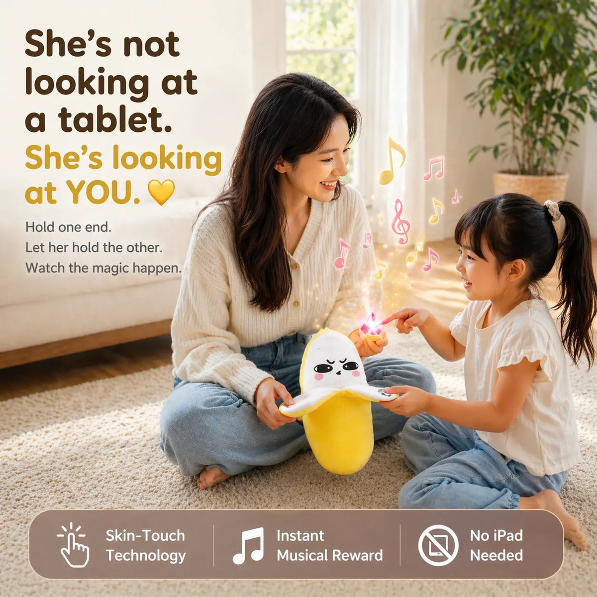 Interactive Plush Toy Battery Powered Multiple Play Modes