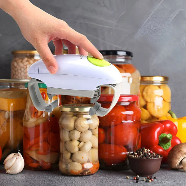 Jar Opener Automatic Hands-Free Self-Adjusting Grips