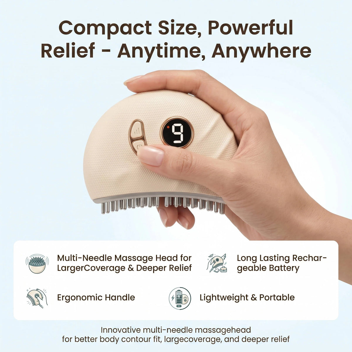 Jaw & Neck Massager Heated Cordless Rechargeable