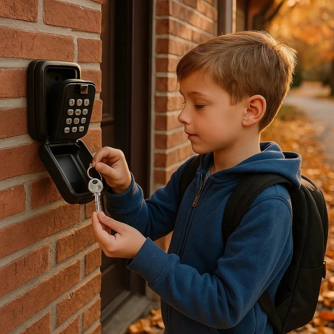 Key Safe Weatherproof Metal Wall Mount Adjustable Combination Lock