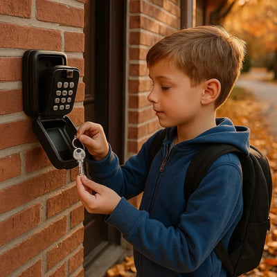 Key Safe Weatherproof Metal Wall Mount Adjustable Combination Lock
