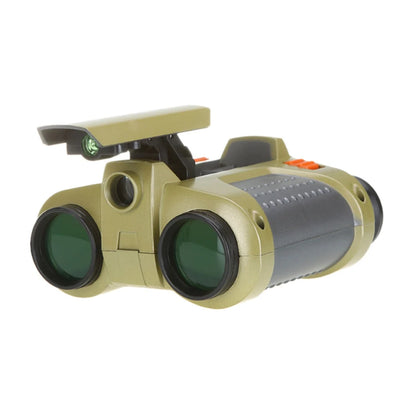 Kids Binoculars Night Vision Popup Light 4x Magnification