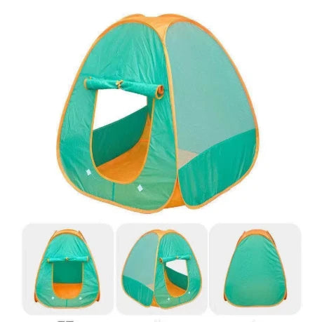 Kids Camping Playset Tent Lamp & Compass Backpack Storage
