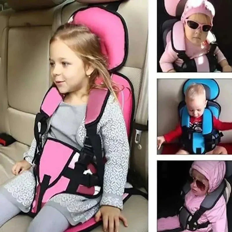 Kids Car Seat Cushion Breathable Mesh Non-Slip Base