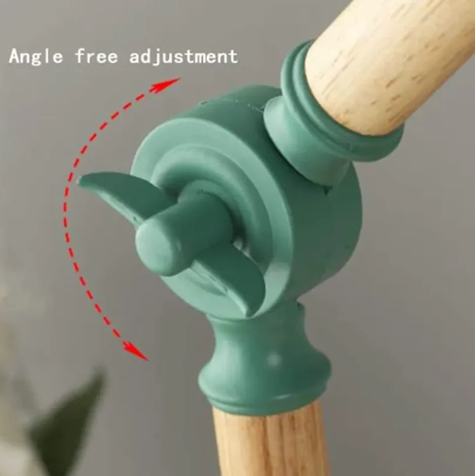 Kids Desk Lamp Adjustable & Foldable Warm LED Wooden Base