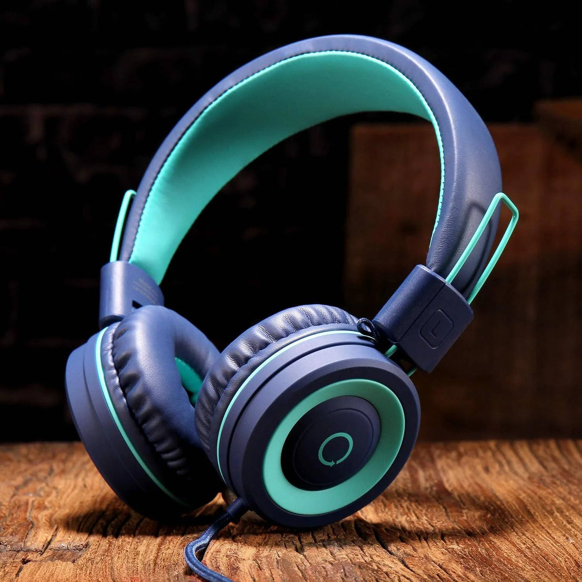 Kids On-Ear Headphones Foldable Adjustable Headband 93 dB Limit