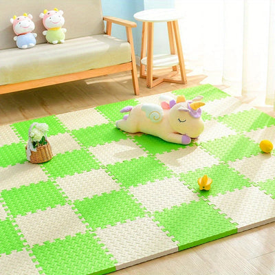 Kids Play Mat Padded Interlocking Snap-Together & Expandable