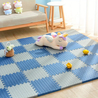 Kids Play Mat Padded Interlocking Snap-Together & Expandable